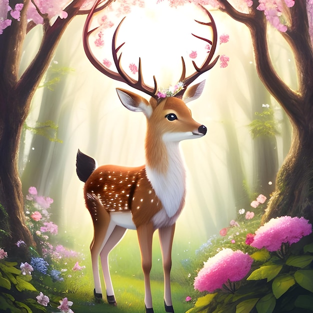 Deer in the forest