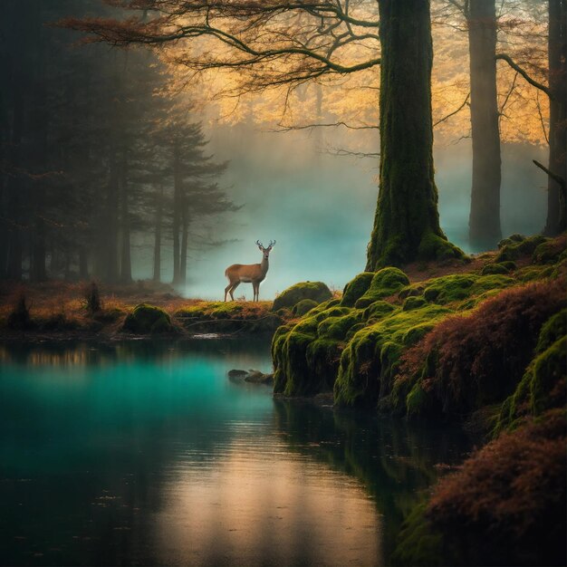 deer in forest