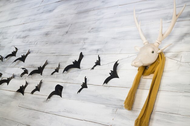 Photo deer head decoration for halloween