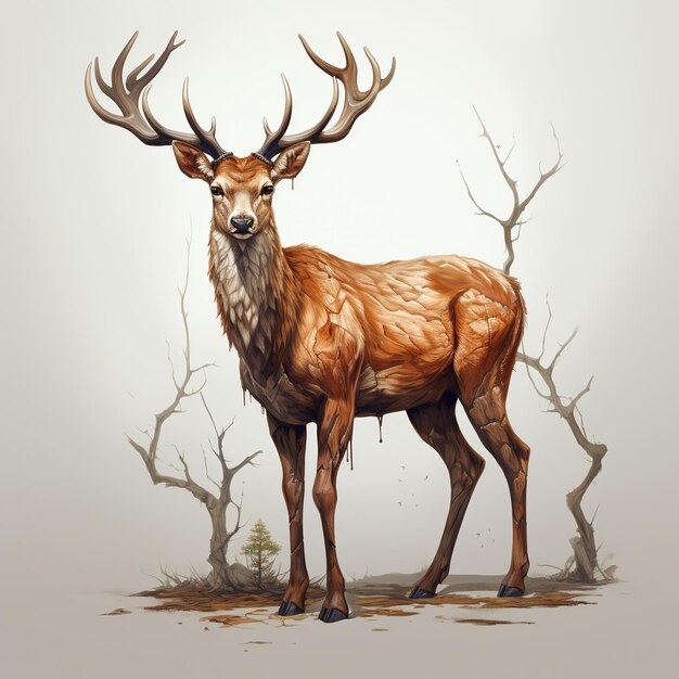 deer illustration