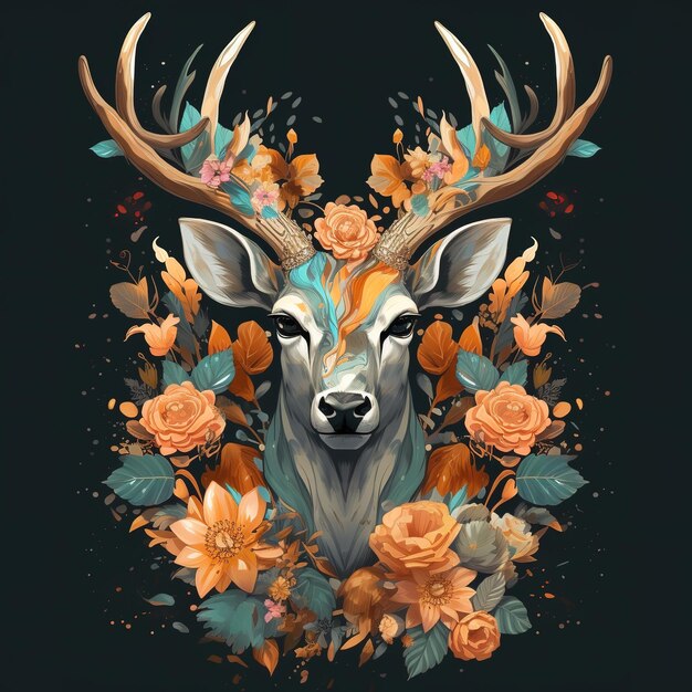 deer illustration