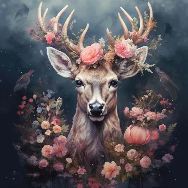 Deer illustration