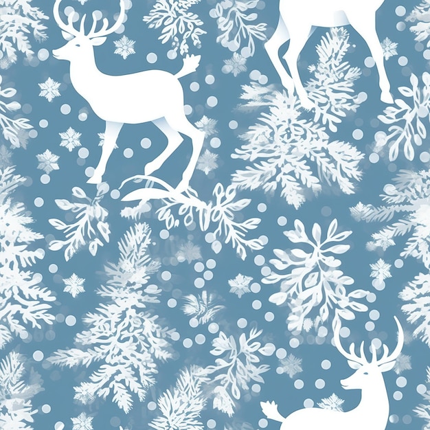 deer pattern background