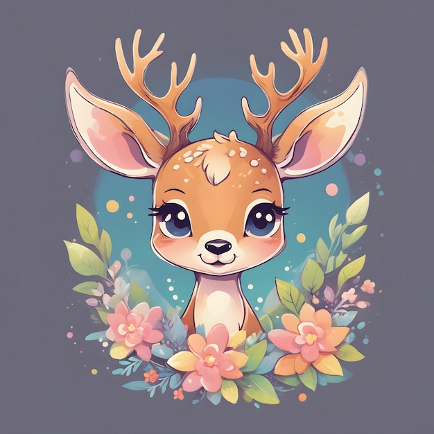 Photo deer shirt design