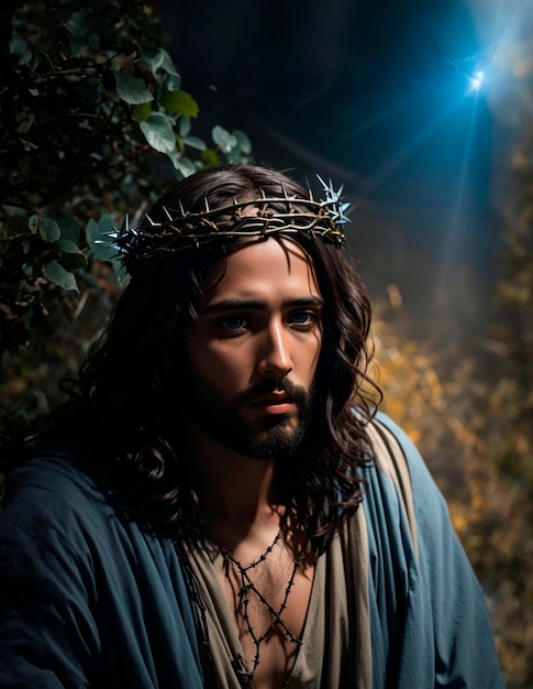 Default Jesus with a crown of thorns