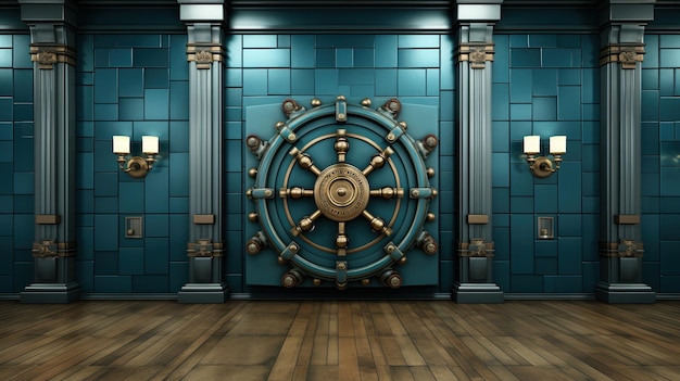 Defending the Valuables Bank Vault's Large Robust and Secure Door Generative AI