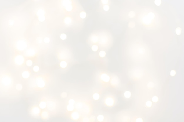 Photo defocus christmas lights on a grey background. copy space