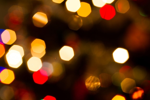 Defocus of Christmas lights.