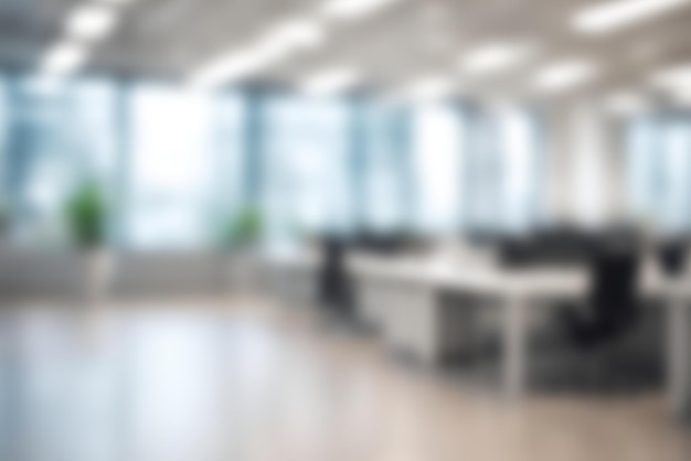 Defocus effect of modern business office background