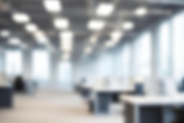 Defocus effect of modern business office background