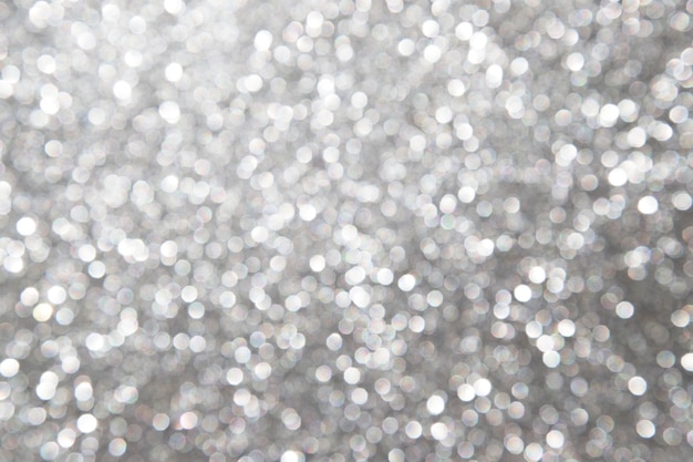 Defocused abstract silver background