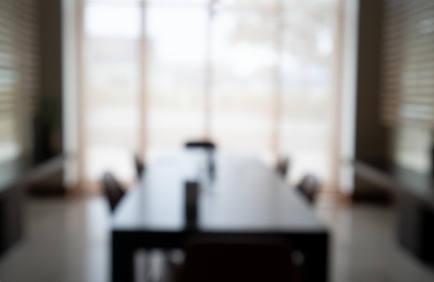 Defocused boardroom