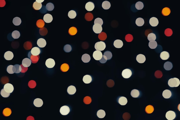 Defocused bokeh vintage glitter lights background