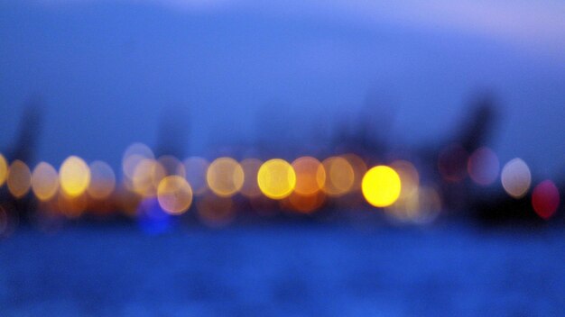 Photo defocused cityscape