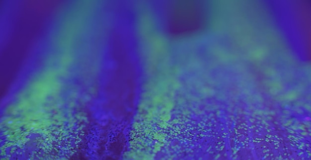 Defocused color glow fluorescent background blue