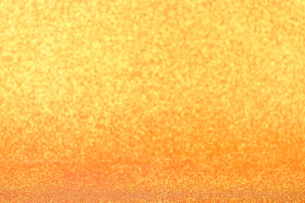 Defocused golden glitter background