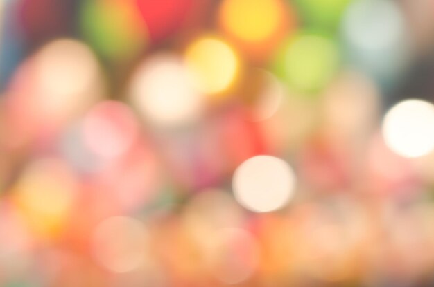 Photo defocused image of colorful lights