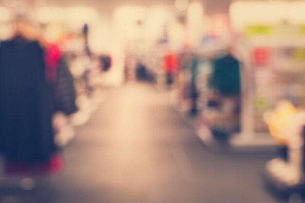 Defocused image of empty seats in city