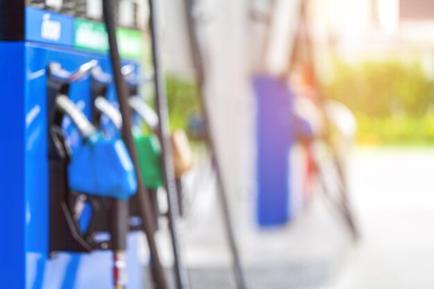 Defocused image of fuel pump