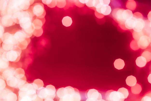 Photo defocused image of illuminated christmas lights