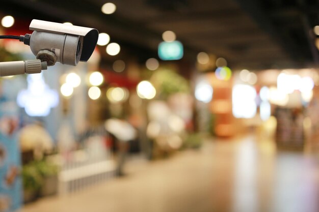 Photo defocused image of illuminated lights at night