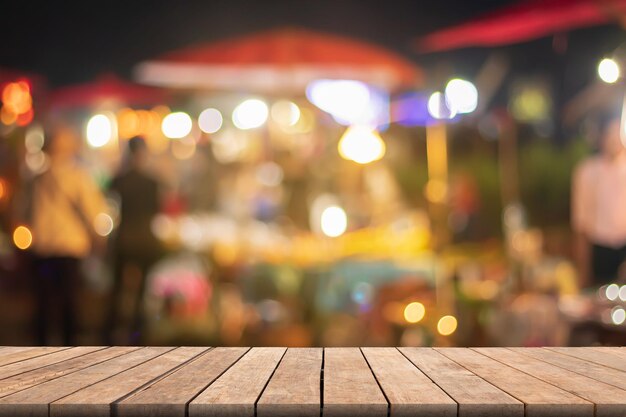 Photo defocused image of illuminated lights at night