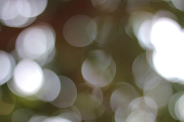 Defocused image of illuminated lights at night