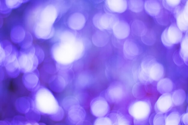 Defocused image of illuminated lights