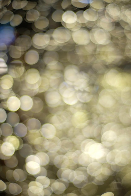 Photo defocused image of illuminated lights