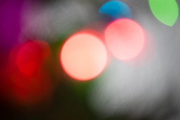 Photo defocused image of lights