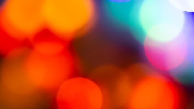 Photo defocused image of lights