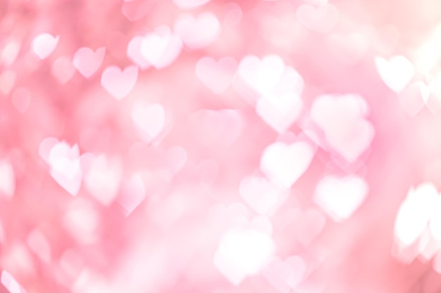 Defocused image of pink flowering plant