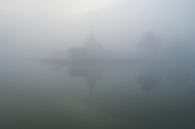 Defocused image of water against sky