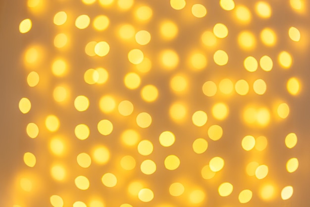 Photo defocused lights blurred background bokeh bright circles close up