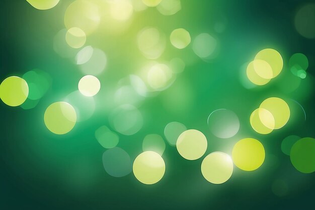 Defocused lights on green background trendy bokeh background stock illustration