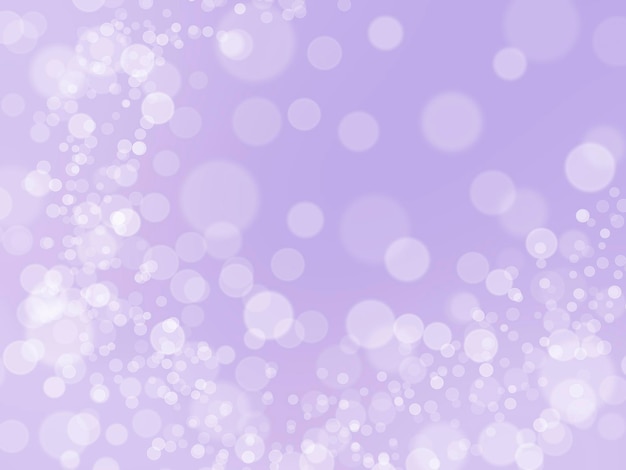 Defocused lights on a light purple background