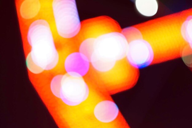 Photo defocused lights