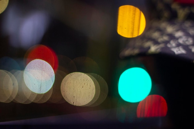 defocused lights