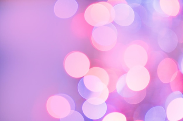 Defocused purple lights background