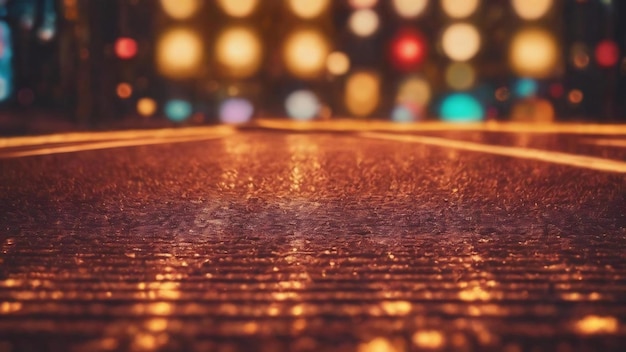 Photo defocused retro style lihts background full frame