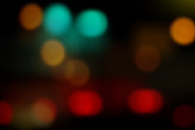 Defocused stad nacht gefilterd bokeh abstracte achtergrond.