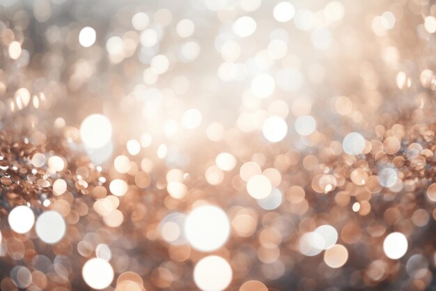 Photo defocused vintage lights with glitter background