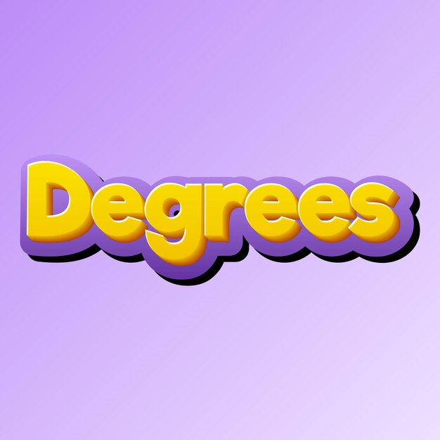 Degrees text effect gold jpg attractive background card photo