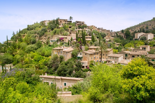 Deia typical stone village in Majorca Tramuntana