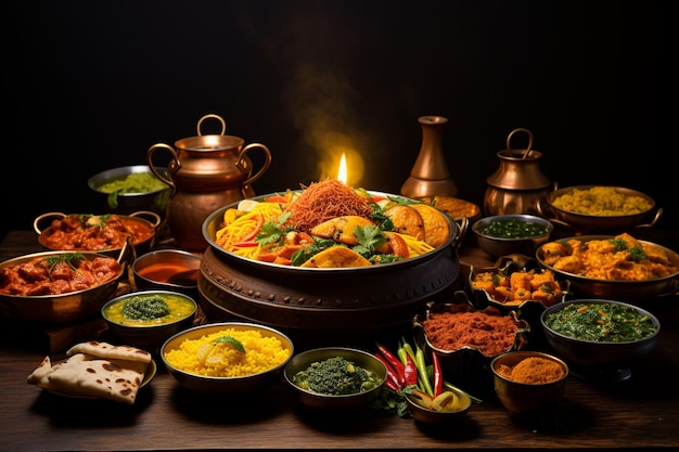 Индийская коллекция восхитительных блюд