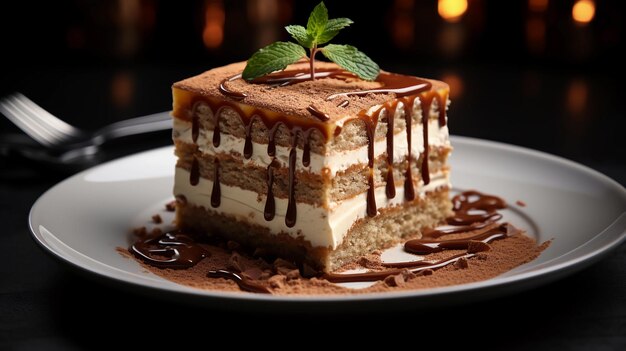 a delectable tiramisu dessert