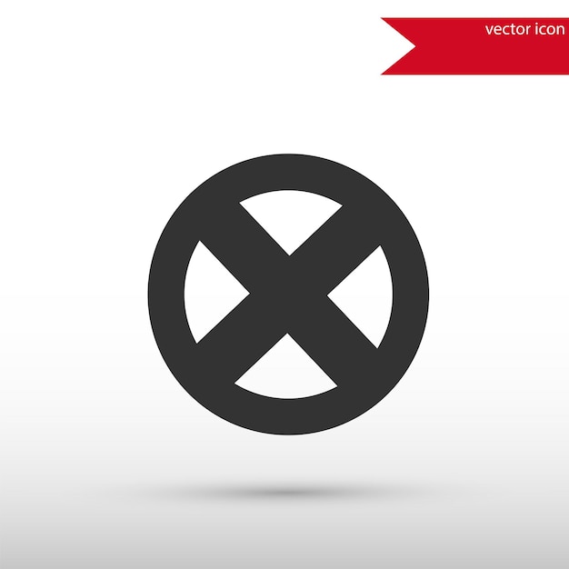 delete black icon vector and jpg flat style object art picture