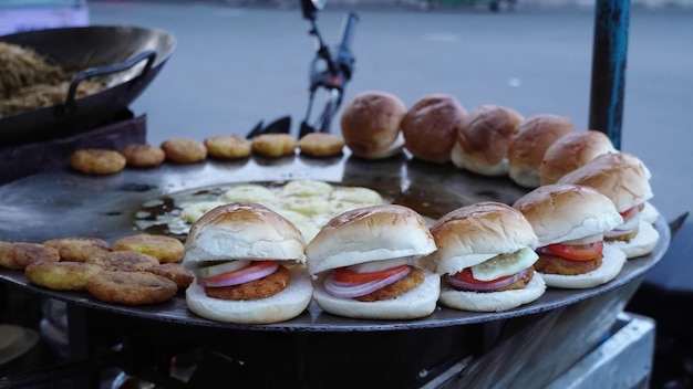 Delhi Burger in Indian Style