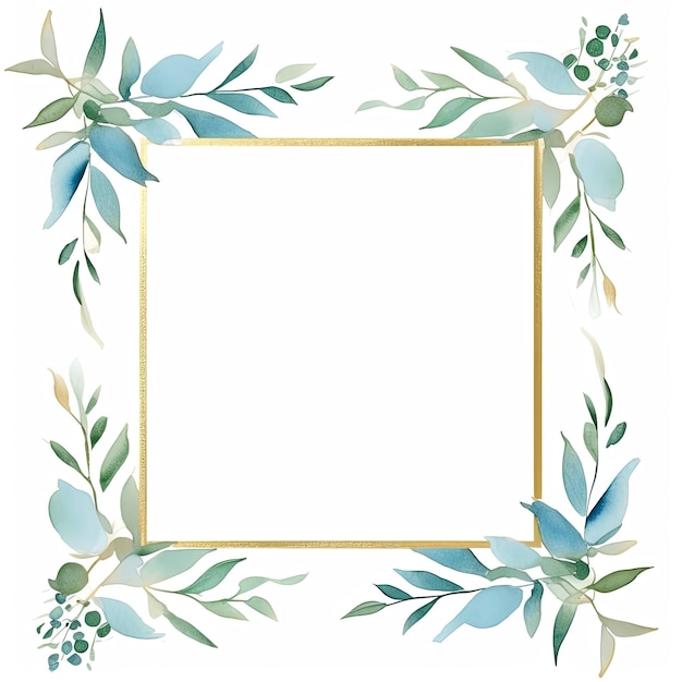 Delicate And Artistic Floral Arrangement Clipart Card Frame Botanical Pastel Isolated Objects O
