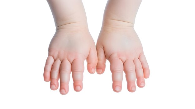 Delicate baby fingers and toes a closeup of the purest simplicity